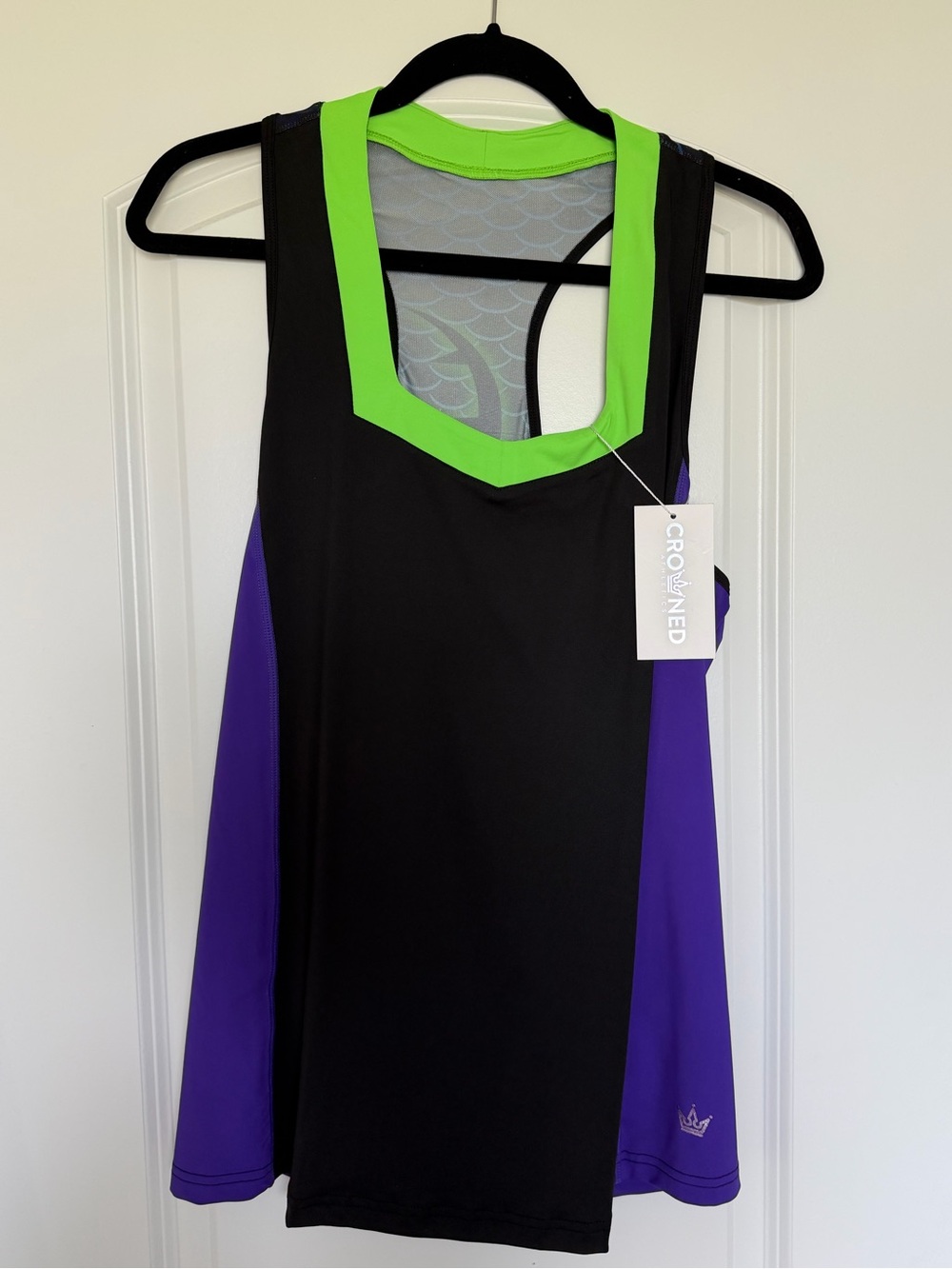 NWT Crowned Athletics Maleficent Flow Tank